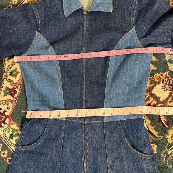 Stoned Immaculate Blue Jean Baby Romper. - Picture 4 of 12